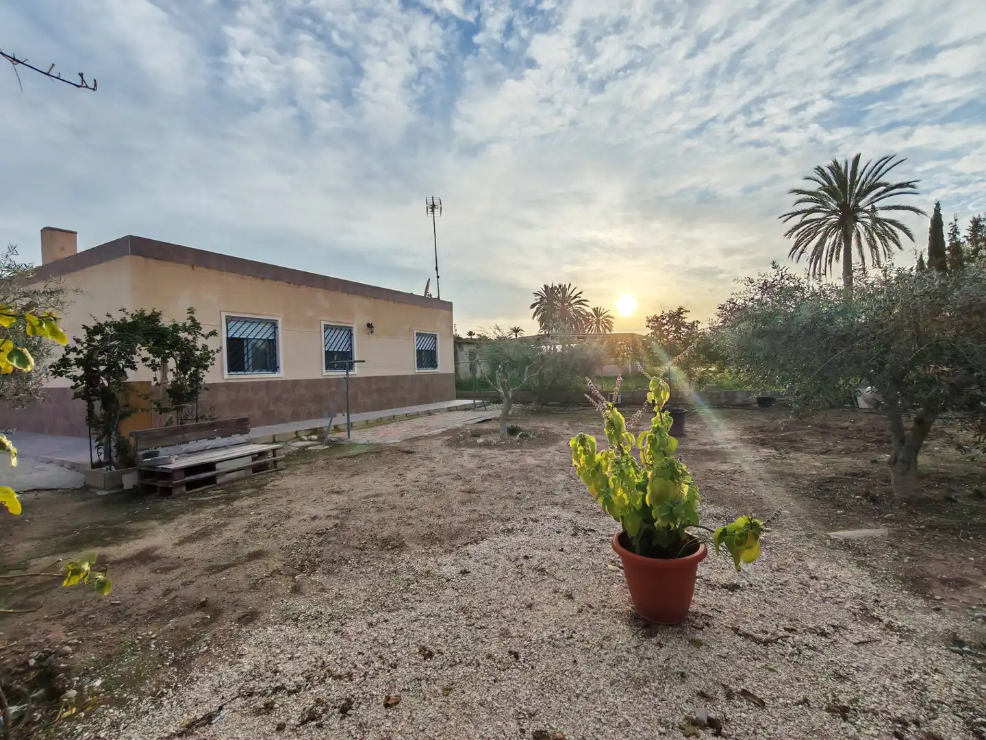 Einfamilien-Reihenhaus zum Verkauf in Elche / Elx mit Klimaanlage, Privatgarten und Terrasse