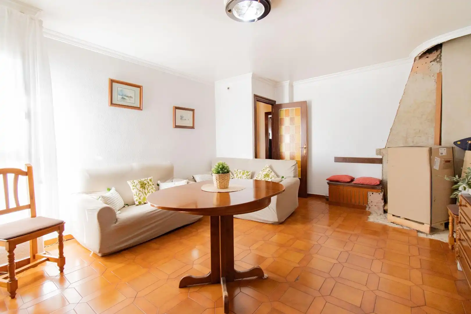 Wohnzimmer von Maisonette zum Verkauf in Massamagrell mit Klimaanlage, Terrasse und Balkon