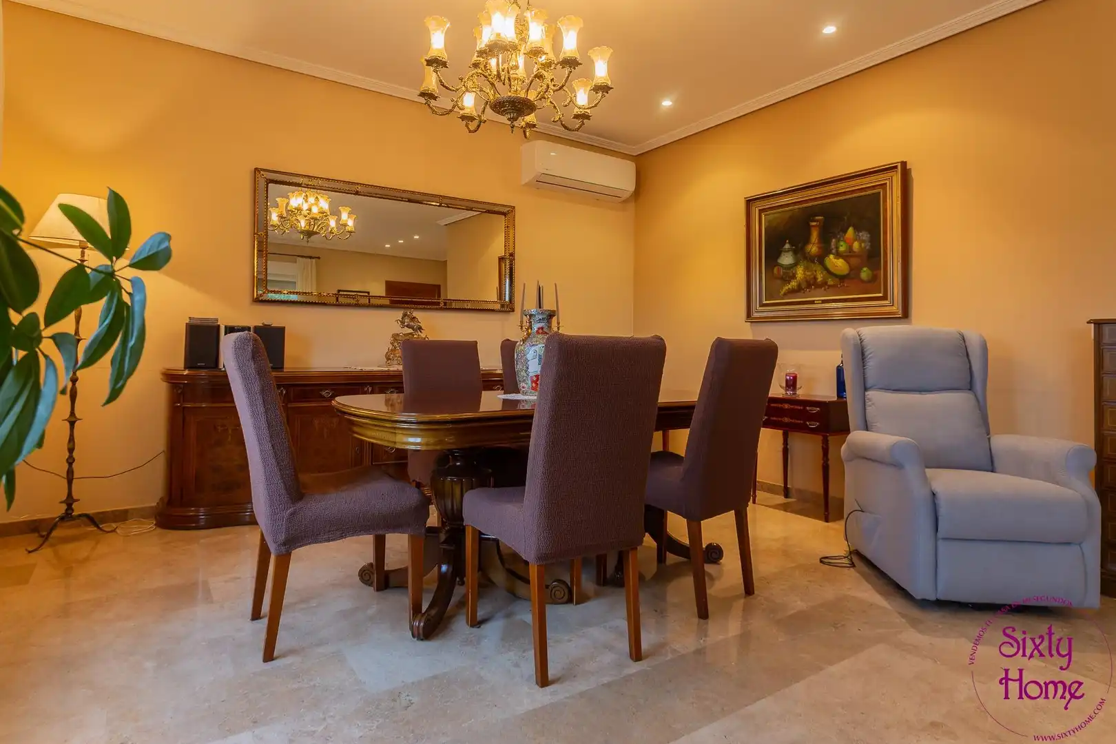 Dining room of Houses for sale in Zaragoza  with Heating, Private garden and Terrace