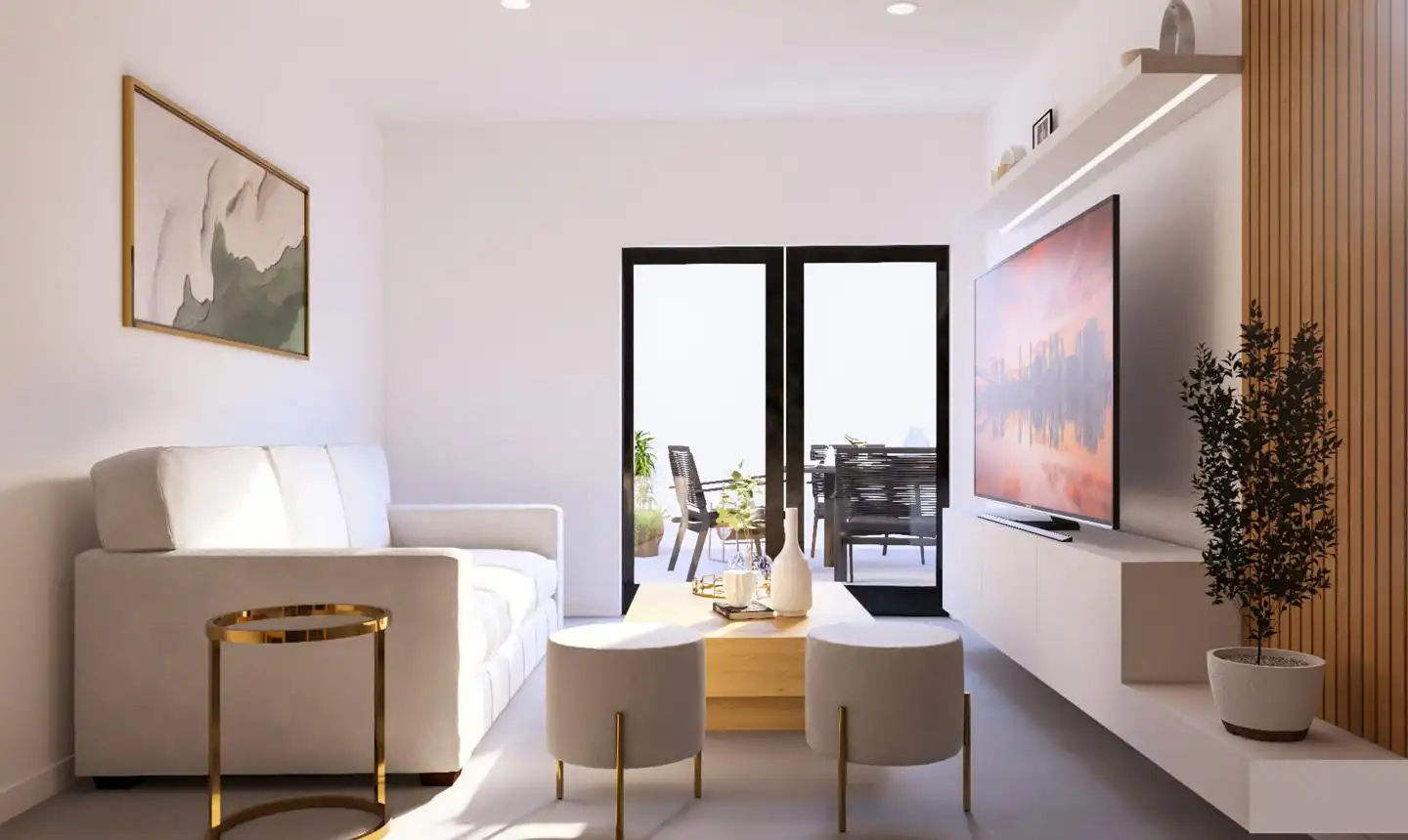 Sala de estar de Planta baja en venta en Arucas con Aire acondicionado y Terraza