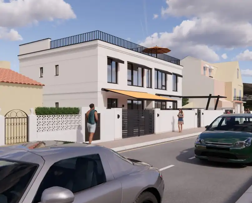 Vista exterior de Àtic en venda en Torrevieja amb Aire condicionat i Balcó