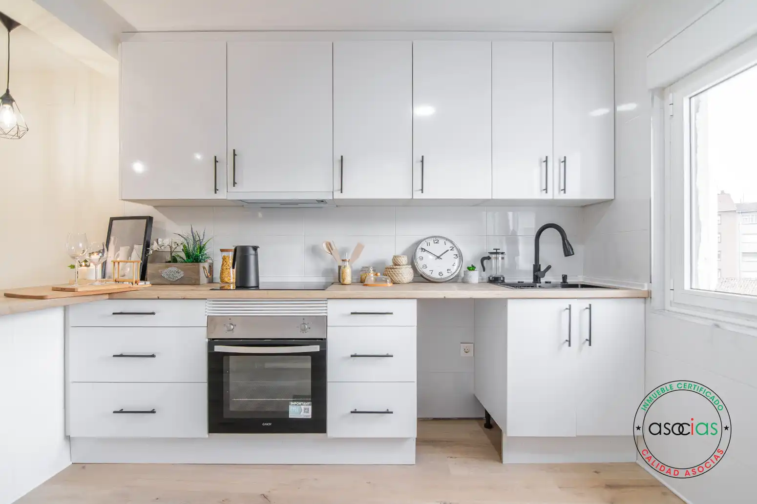Kitchen of Flat for sale in Corvera de Asturias  with Heating, Private garden and Furnished