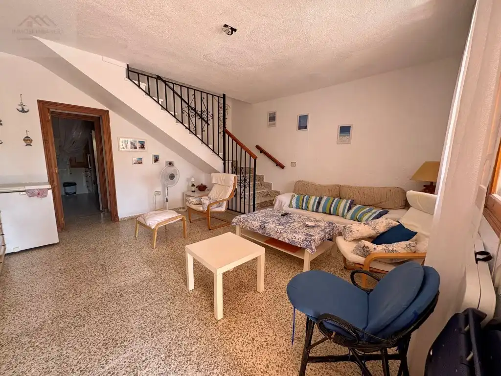 Sala de estar de Dúplex de alquiler en Mazarrón con Terraza, Amueblado y Lavadora