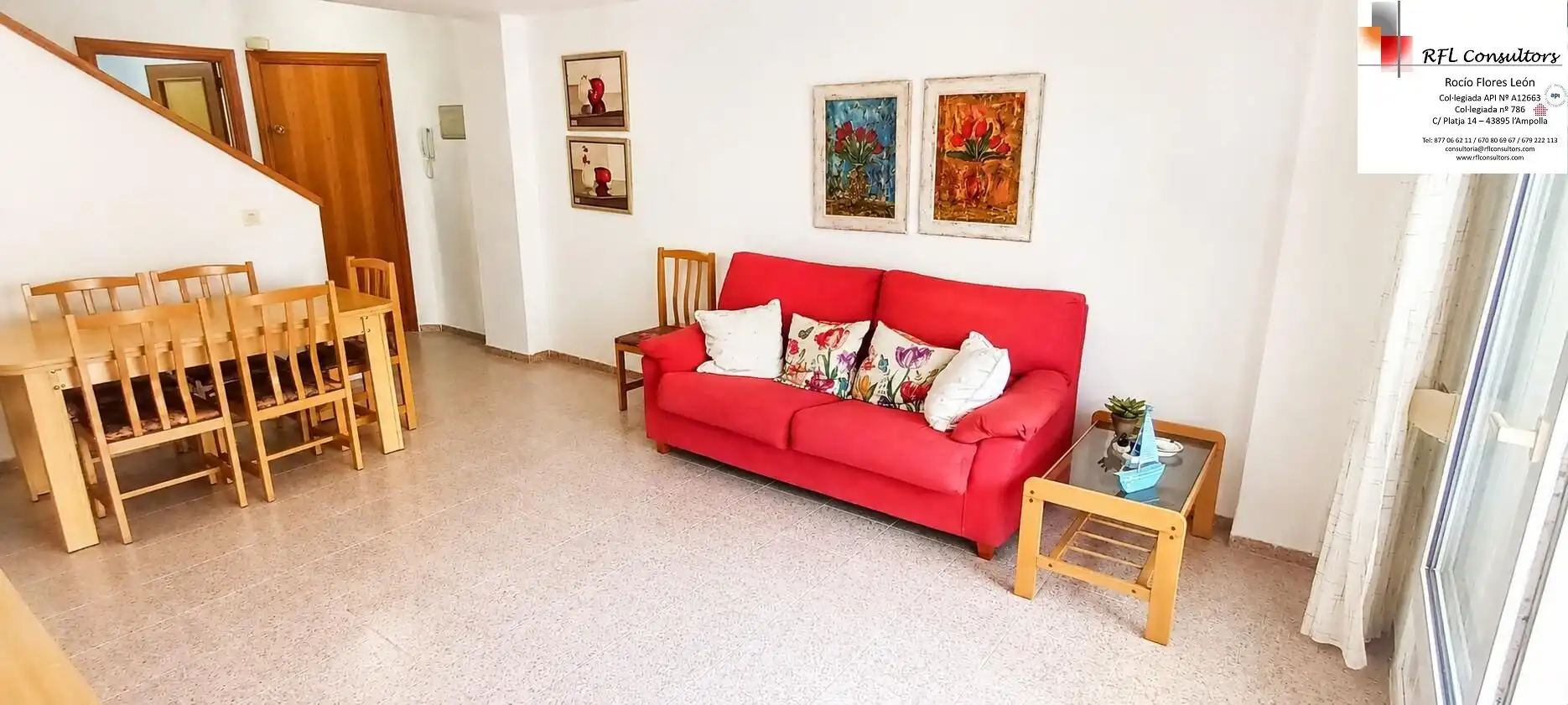 Living room of Duplexes for sale in Torreblanca  with Terrace and Furnished