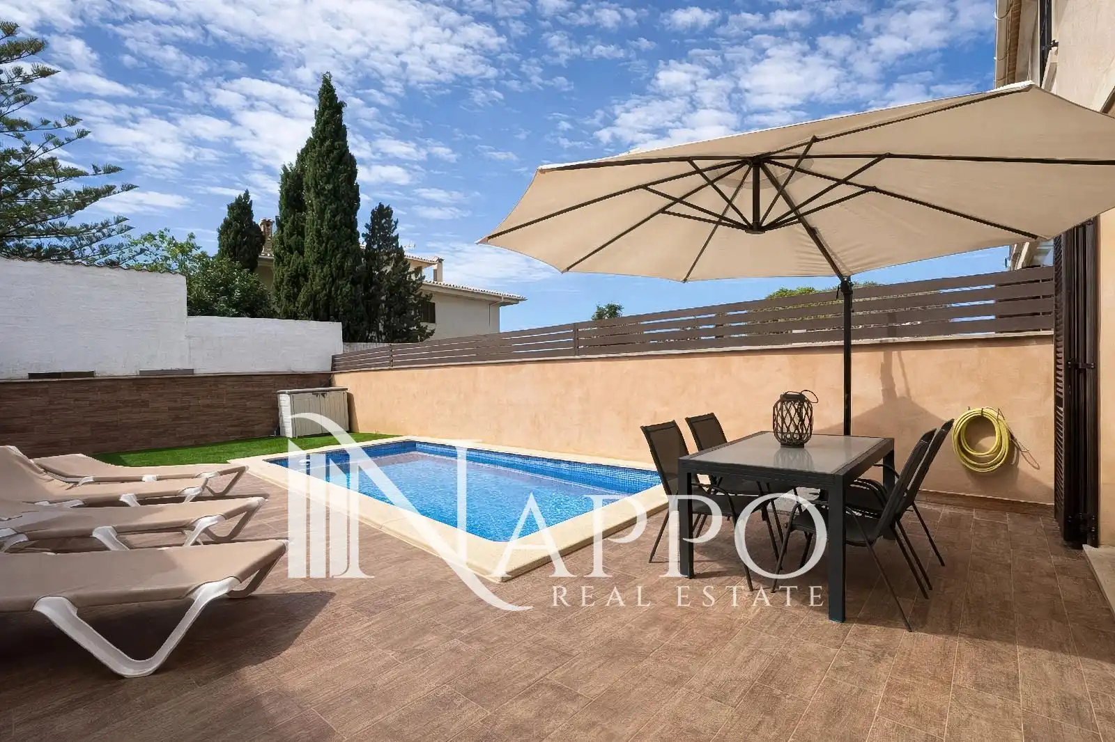 Terrassa de Casa adosada en venda en Marratxí amb Terrassa, Piscina i Moblat