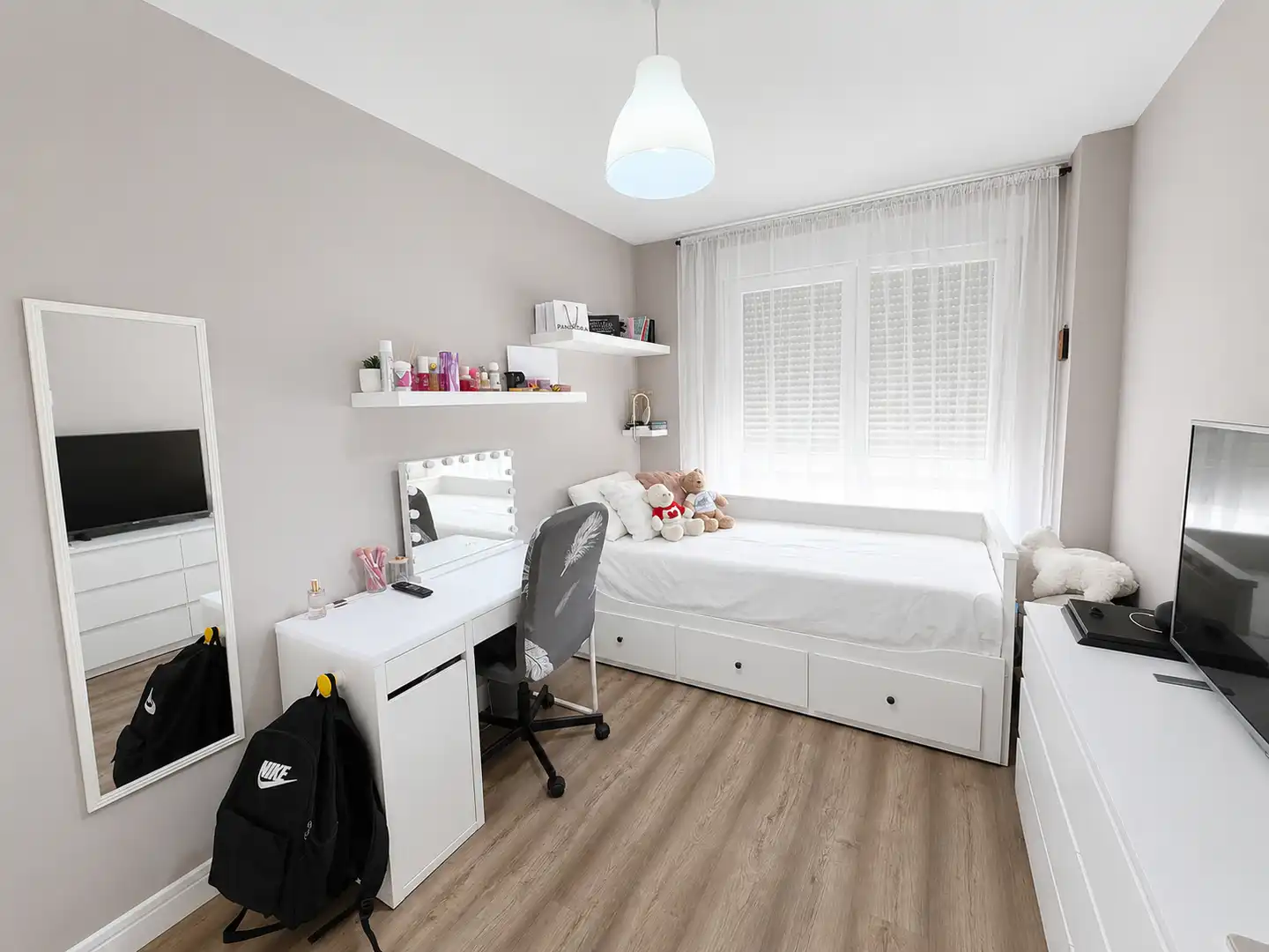 Schlafzimmer von Wohnung zur Miete in Azuqueca de Henares mit Klimaanlage, Heizung und Ofen