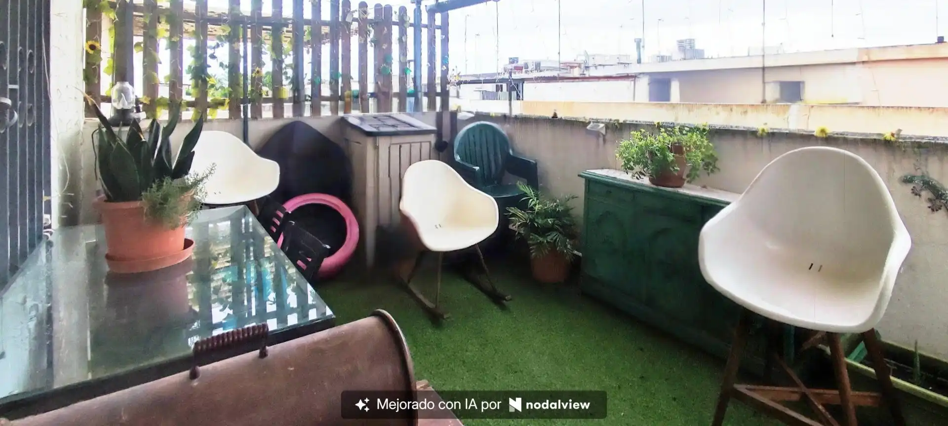 Terraza de Casa adosada en venta en El Genovés, Valencia