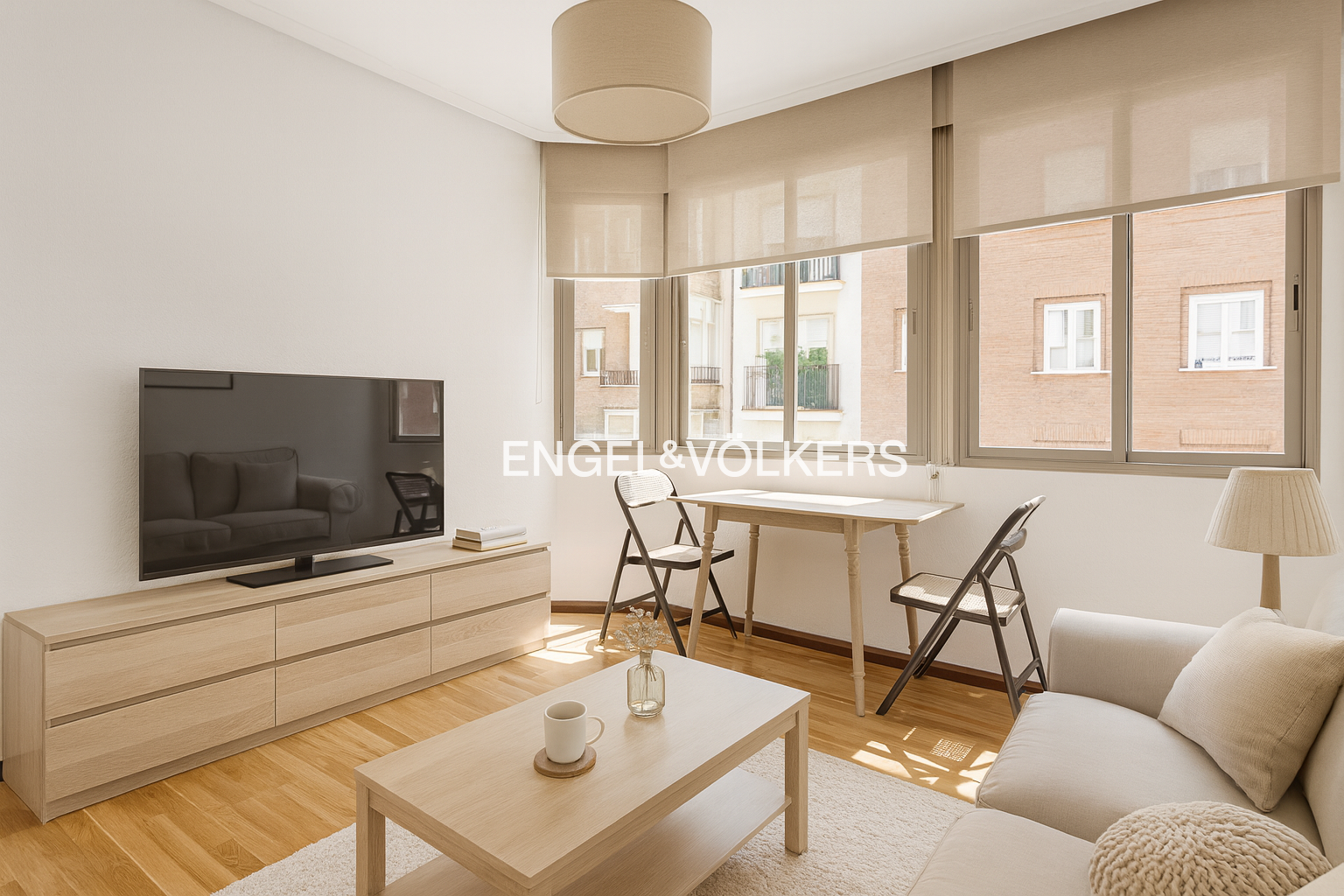 Sala de estar de Apartamento en venta en  Madrid Capital con Calefacción