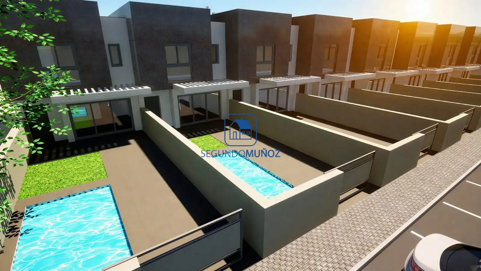 Piscina de Dúplex en venta en Mazarrón con Aire acondicionado, Terraza y Piscina comunitaria