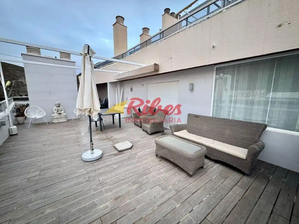 Terrace of Attic for sale in Cullera  with Air Conditioner and Heating