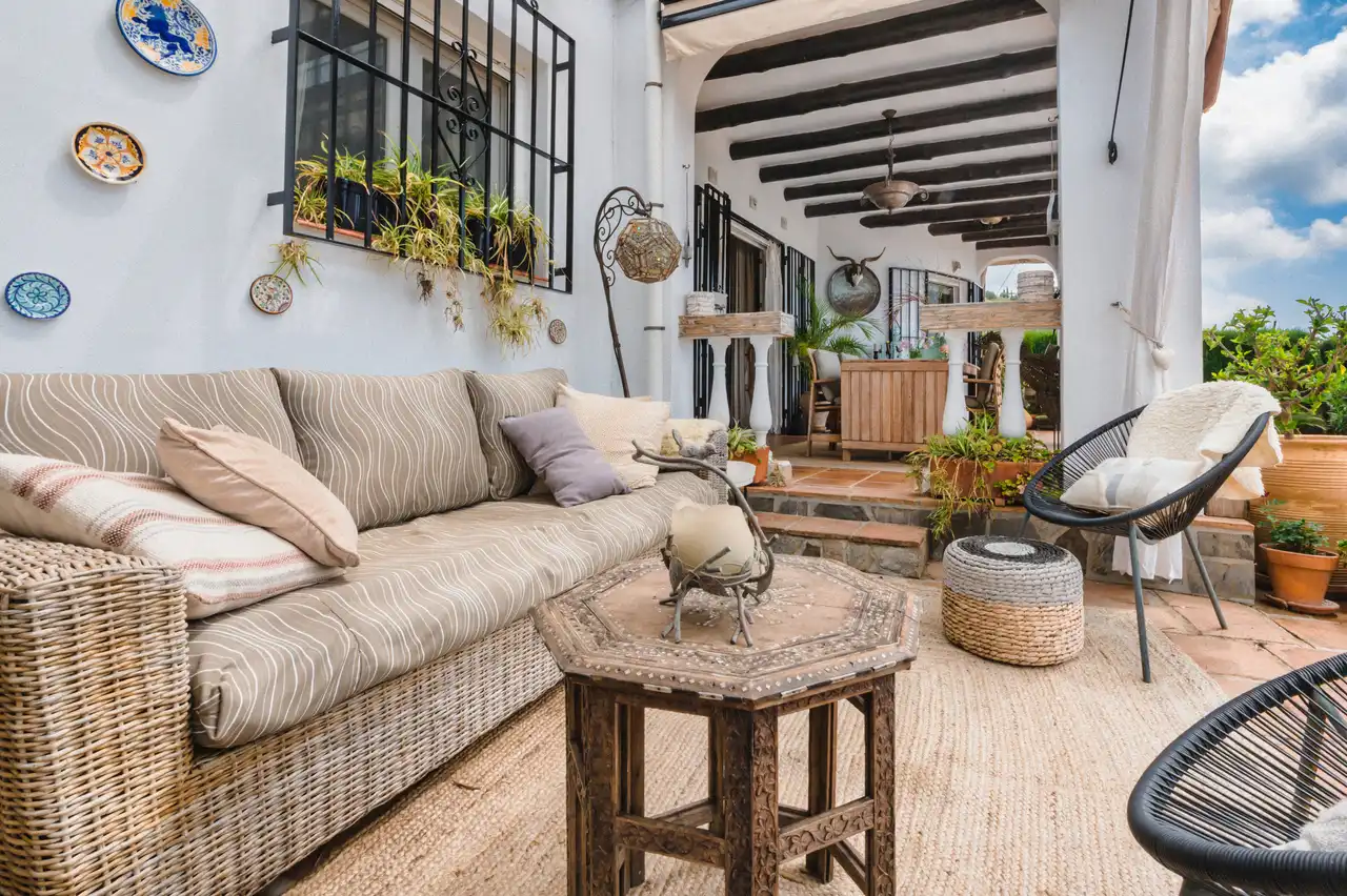 Terrassa de Casa o xalet en venda en Canillas de Aceituno amb Aire condicionat, Terrassa i Piscina