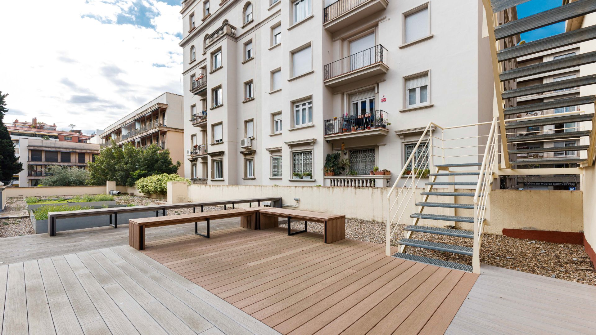 Terraza de Oficina de alquiler en  Barcelona Capital con Aire acondicionado, Calefacción y Terraza