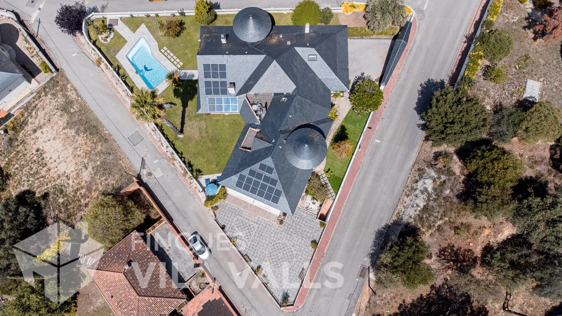 Vista exterior de Casa o chalet en venta en Caldes de Montbui con Aire acondicionado, Jardín privado y Terraza
