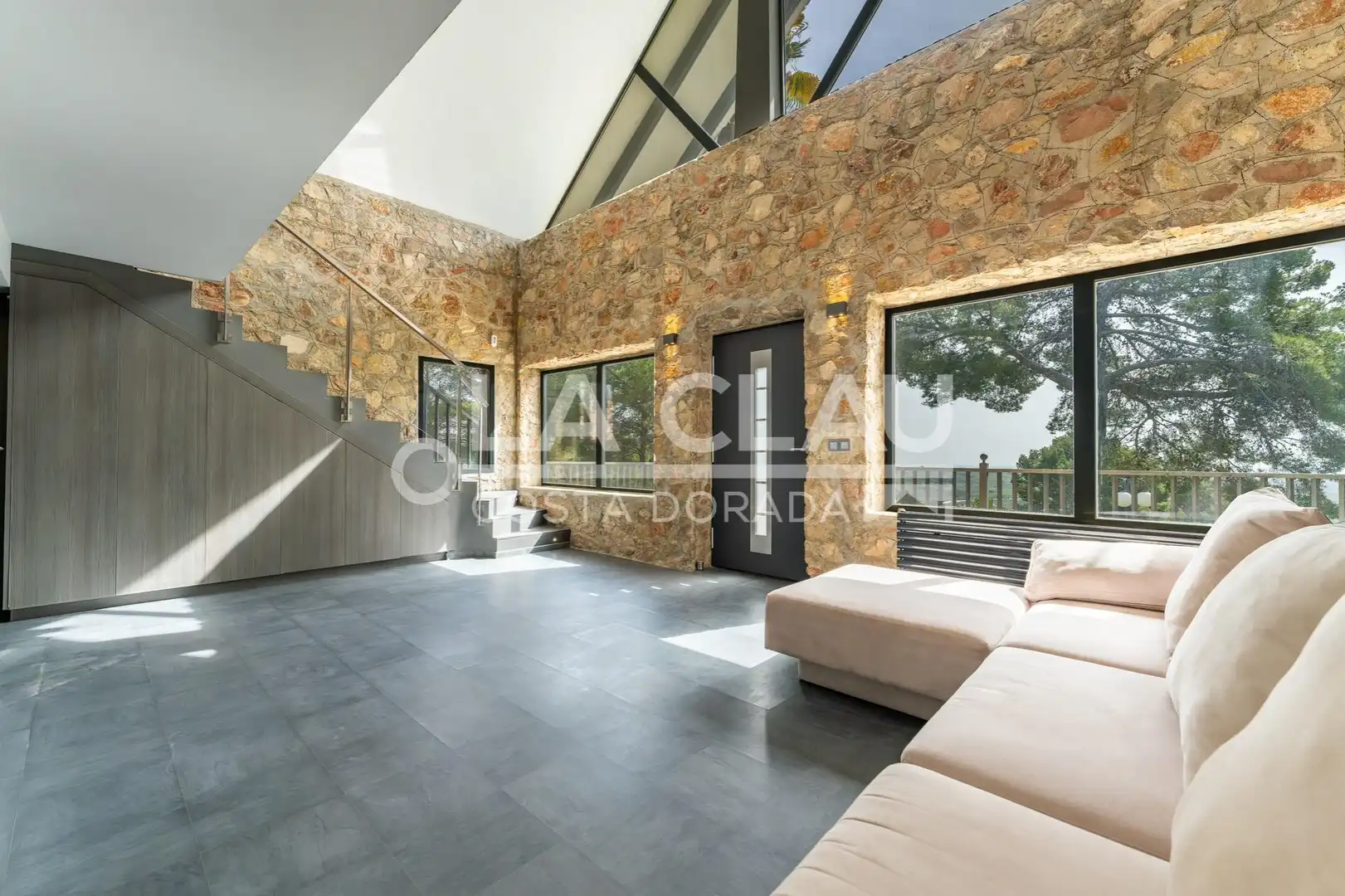 Living room of Houses for sale in Maspujols  with Heating, Private garden and Terrace