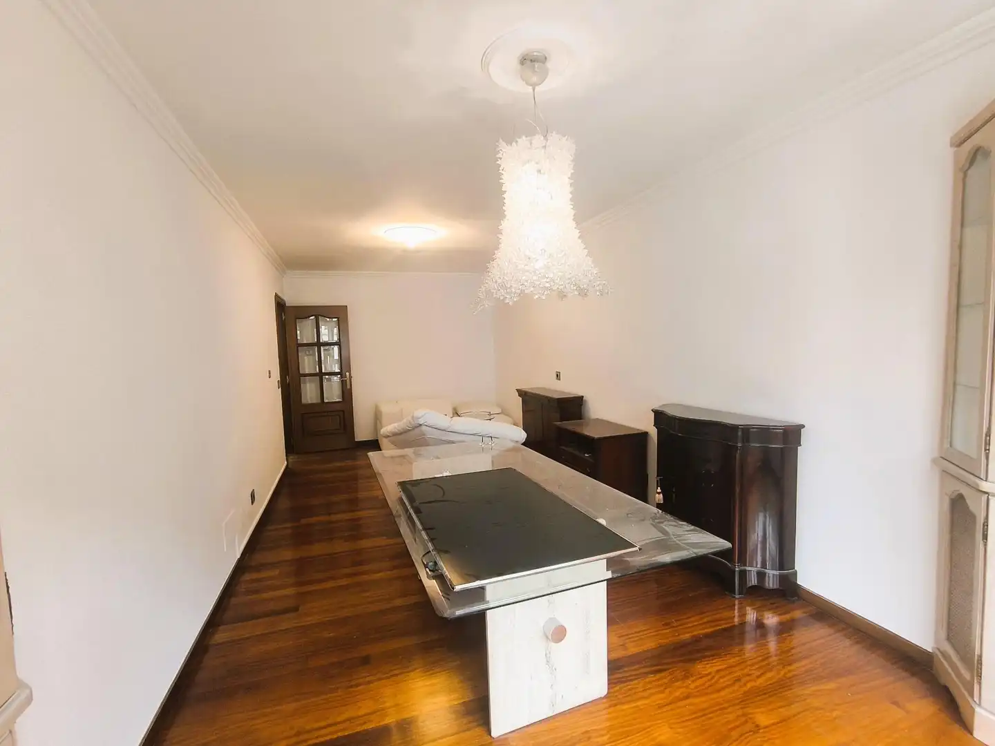 Living room of Flat for rent in Santiago de Compostela   with Heating, Storage room and Balcony