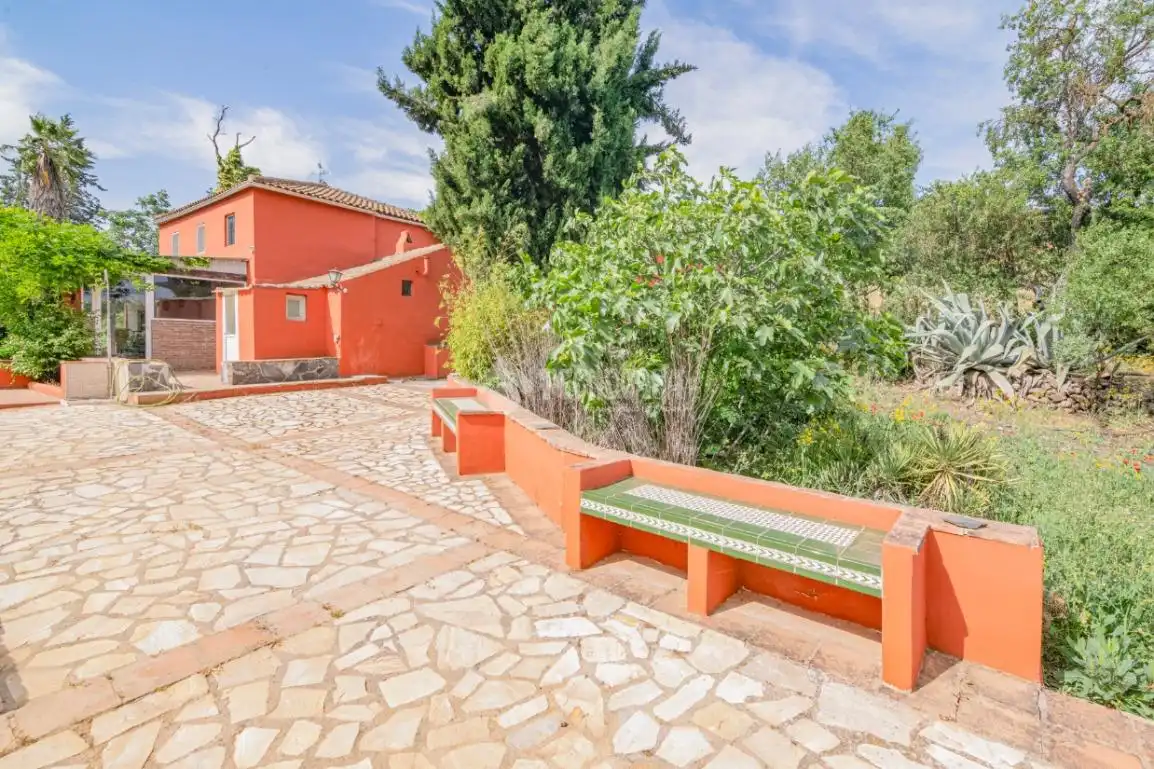 Jardí de Finca rústica en venda en Loja amb Aire condicionat, Jardí privat i Terrassa