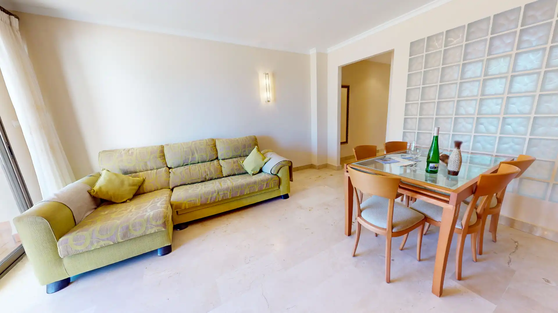 Wohnzimmer von Wohnung zur Miete in Dénia mit Klimaanlage, Heizung und Terrasse