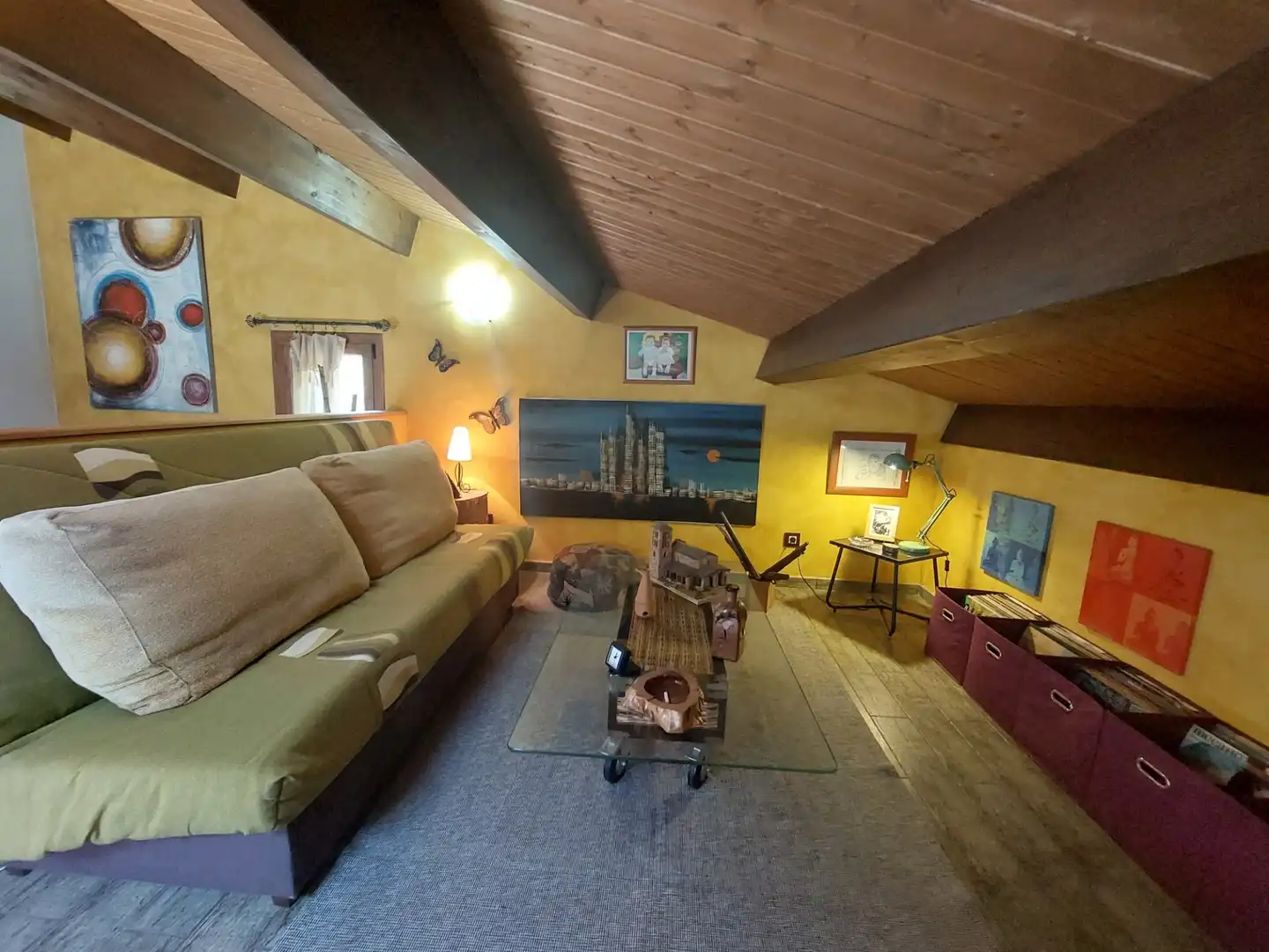 Sala d'estar de Casa o xalet en venda en Rubí amb Aire condicionat, Calefacció i Piscina