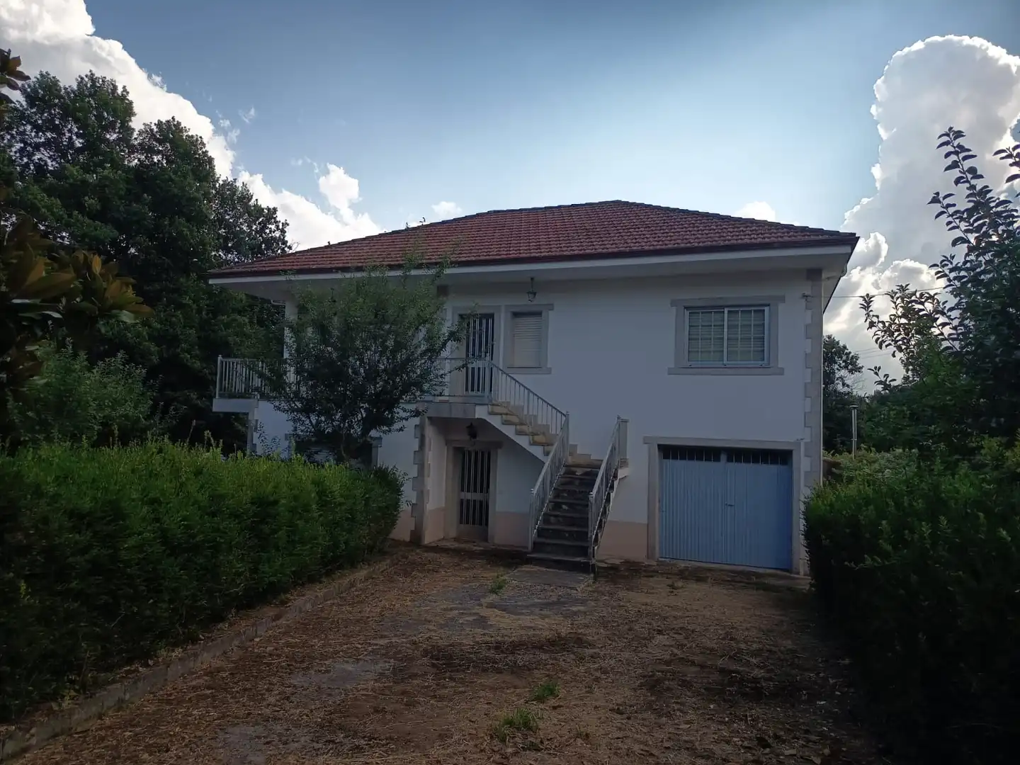 Vista exterior de Casa o xalet en venda en Bóveda amb Calefacció, Jardí privat i Terrassa