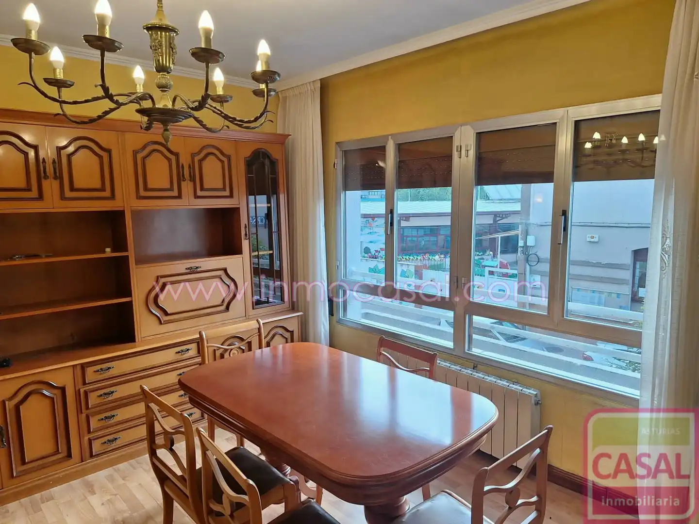 Comedor de Piso de alquiler en Mieres (Asturias) con Calefacción y Amueblado