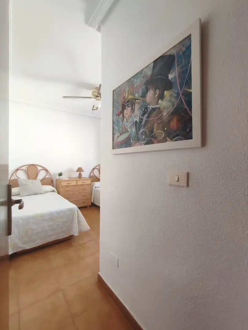 Habitación de Casa adosada en venta en San Pedro del Pinatar con Aire acondicionado, Calefacción y Jardín privado
