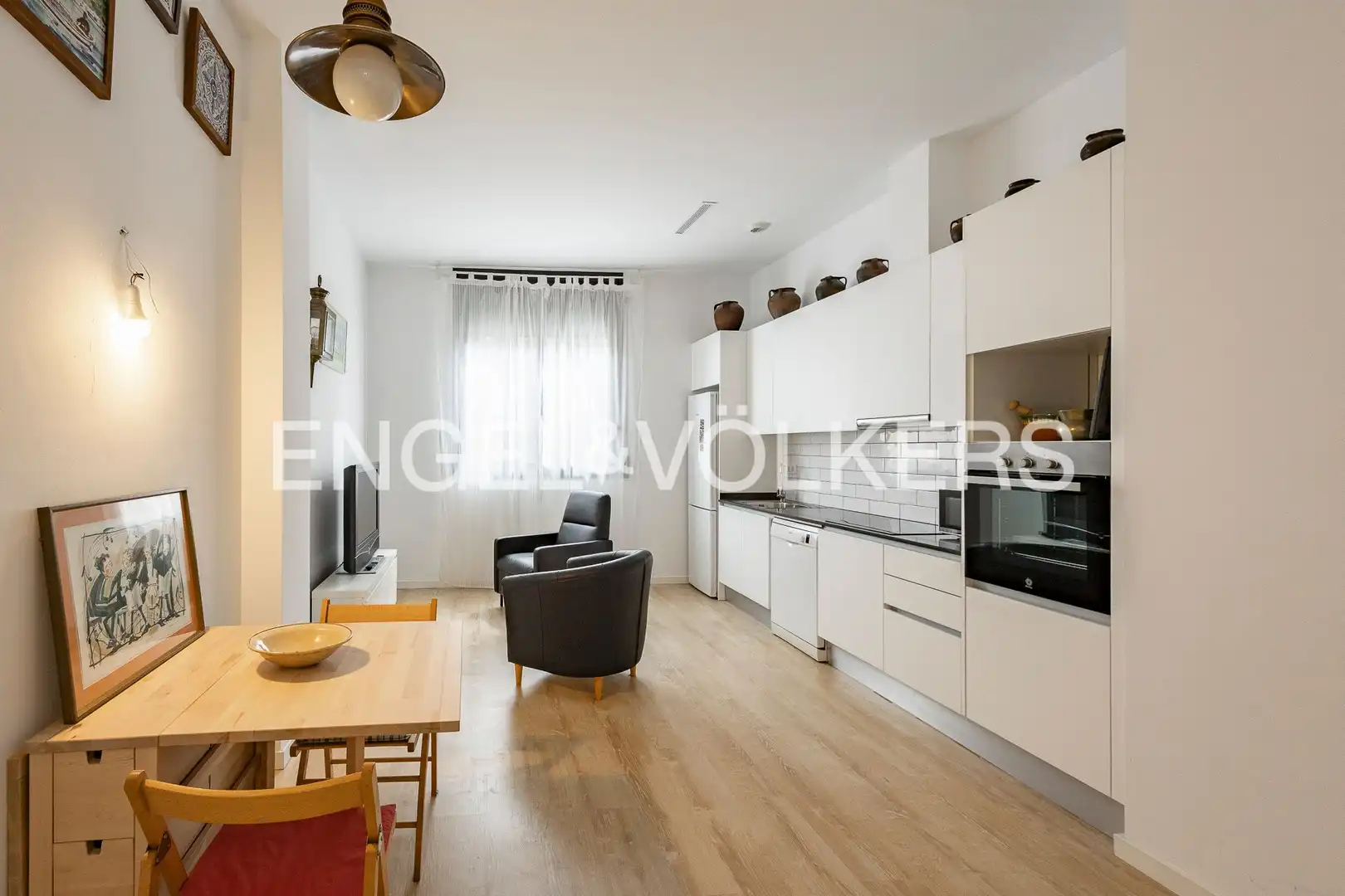 Sala d'estar de Apartament en venda en Sitges amb Aire condicionat i Calefacció