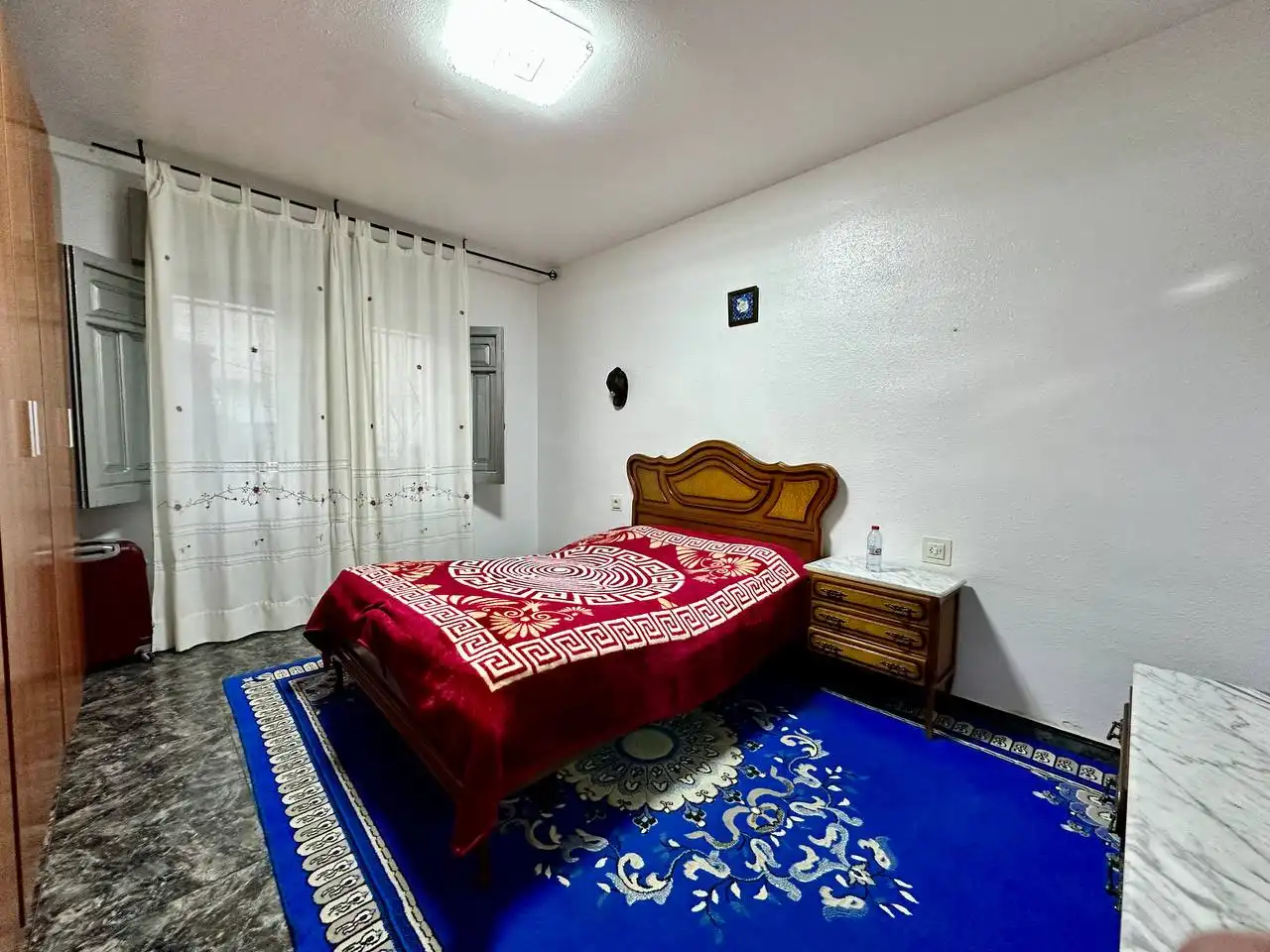 Schlafzimmer von Einfamilien-Reihenhaus zum Verkauf in El Ejido mit Klimaanlage, Heizung und Privatgarten