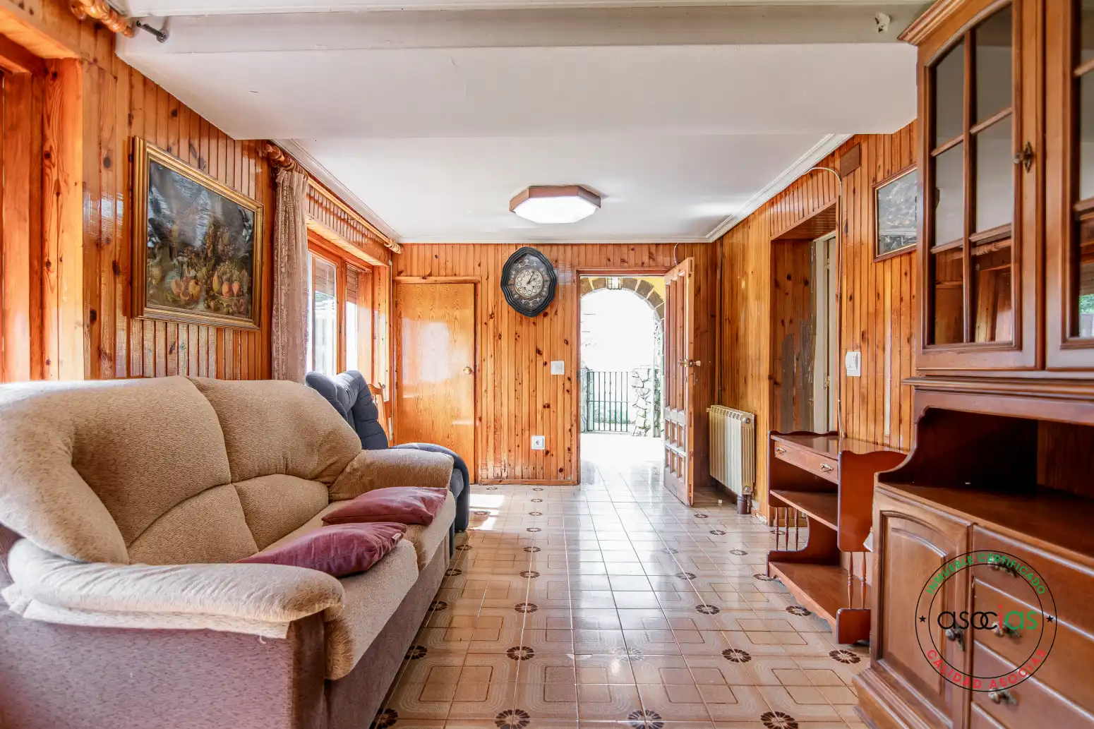 Sala de estar de Casa o chalet en venta en Las Regueras   con Calefacción y Jardín privado