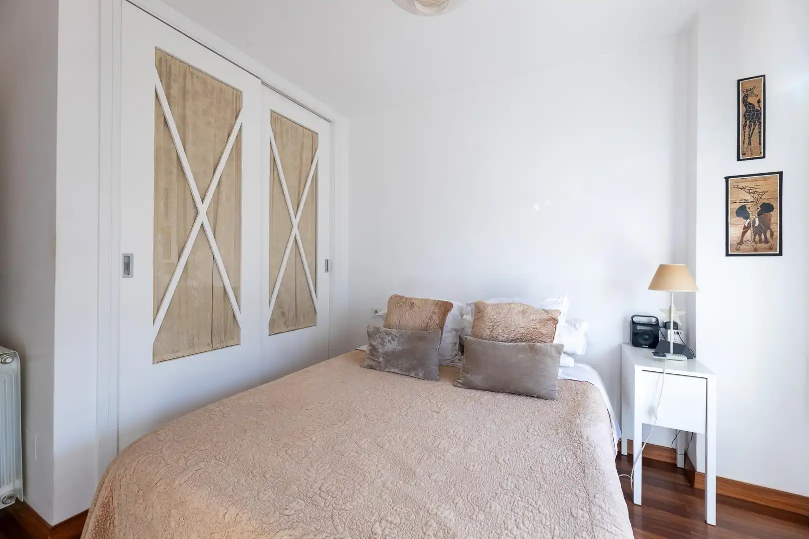 Schlafzimmer von Wohnung zum Verkauf in  Palma de Mallorca mit Klimaanlage, Heizung und Parkett