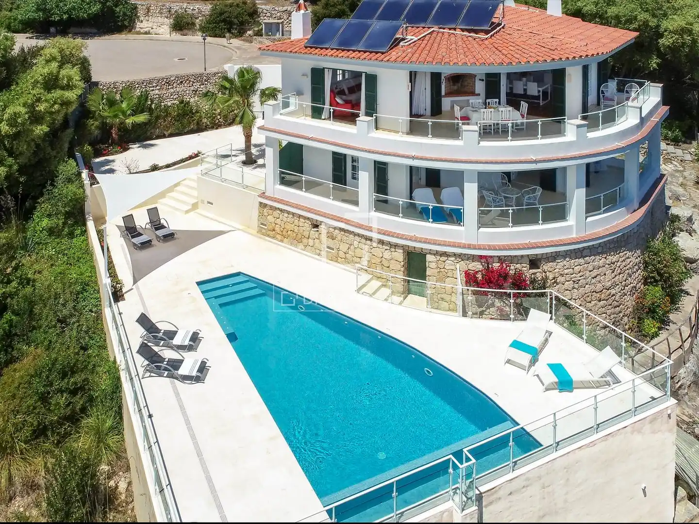 Piscina de Casa o xalet en venda en Es Migjorn Gran amb Aire condicionat, Jardí privat i Terrassa