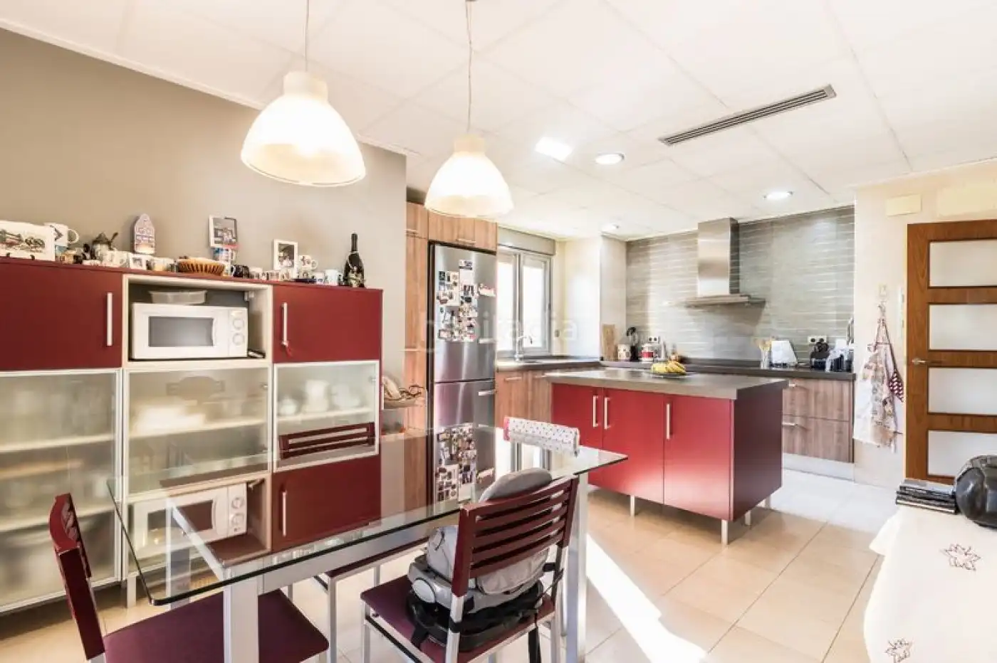 Kitchen of Houses for sale in L'Alcúdia  with Air Conditioner, Private garden and Parquet flooring