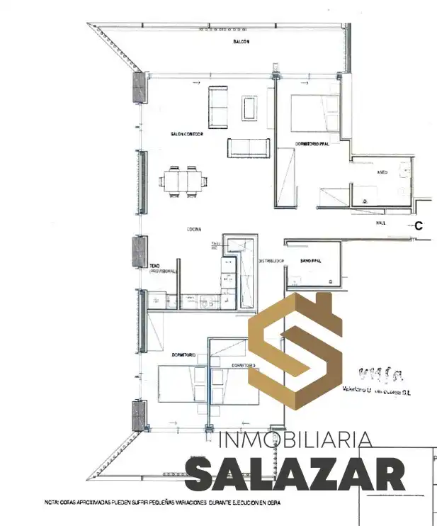 Wohnung mit Balkon zum Verkauf in Plaza Garellano 17, imagen 3