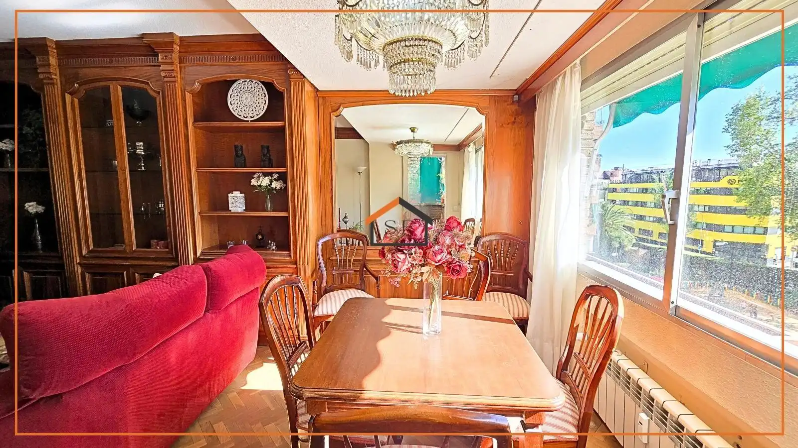 Comedor de Piso en venta en Madrid con Aire acondicionado, Jardín privado y Parquet