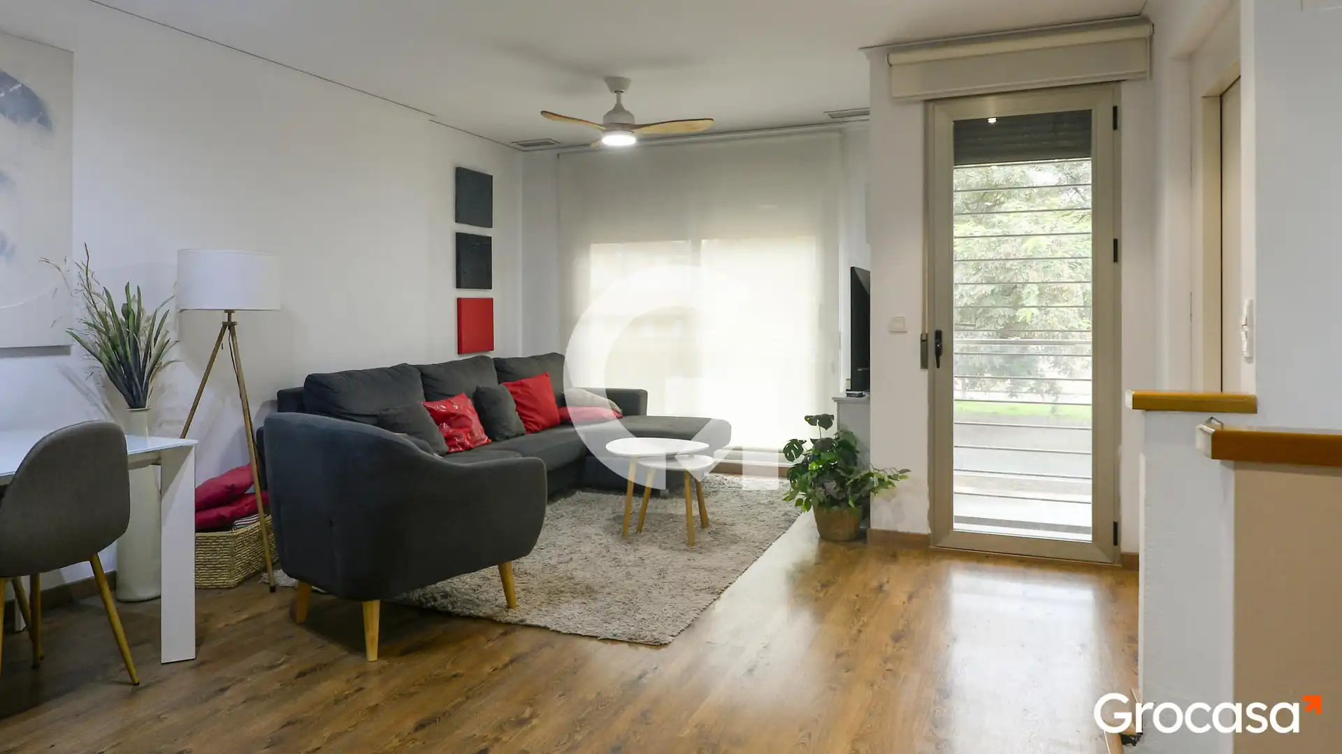 Sala de estar de Casa adosada en venta en Sagunto / Sagunt con Aire acondicionado, Terraza y Trastero
