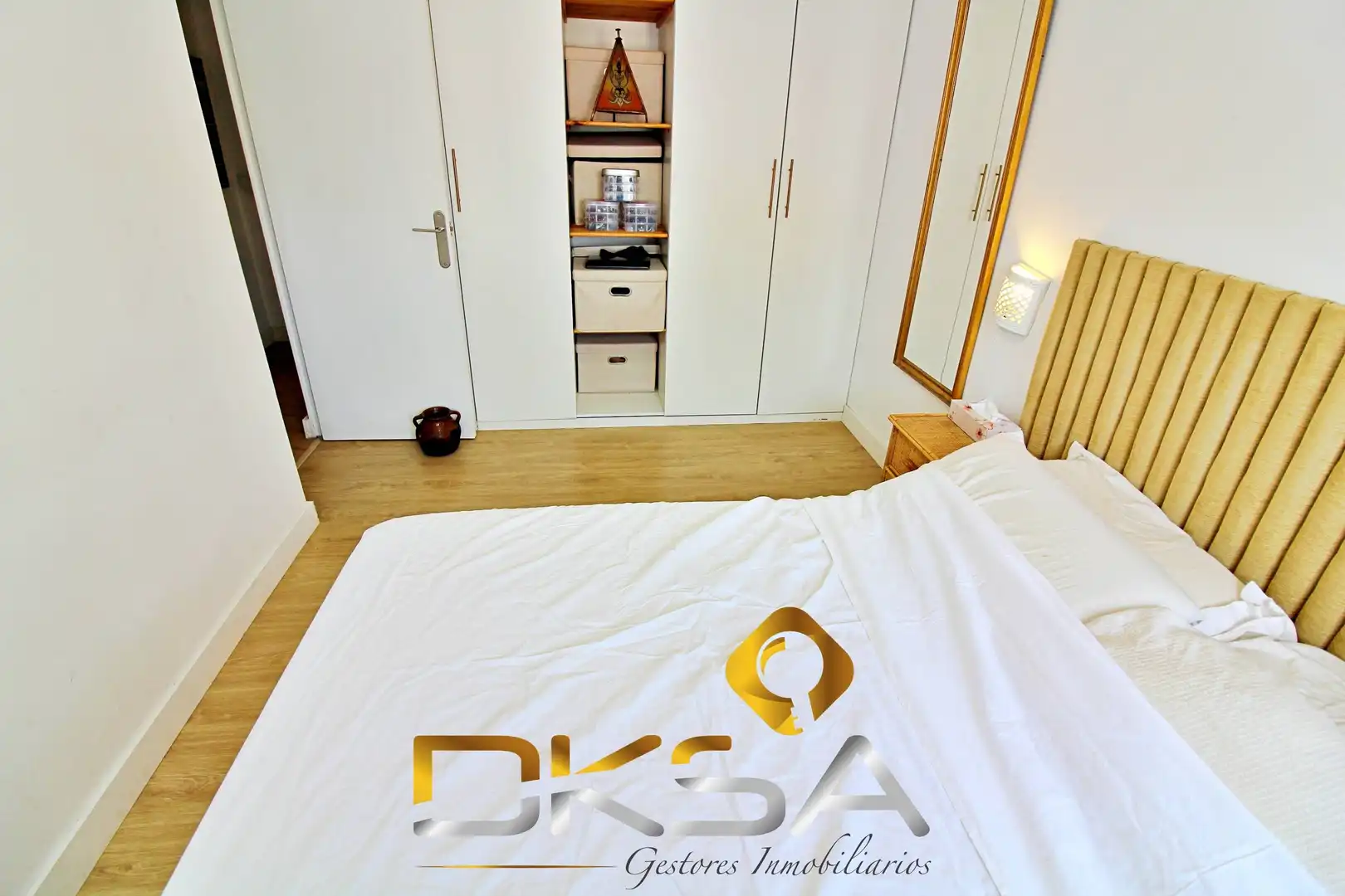 Bedroom of Flat for rent in Castellón de la Plana / Castelló de la Plana  with Heating, Parquet flooring and Furnished