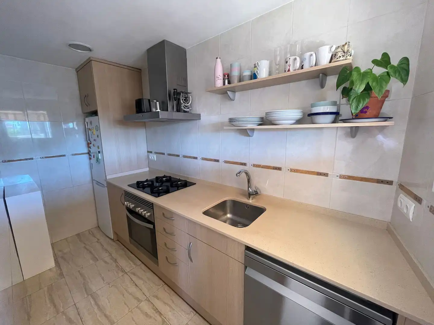 Küche von Dachboden zum Verkauf in Cornellà de Llobregat mit Terrasse und Balkon
