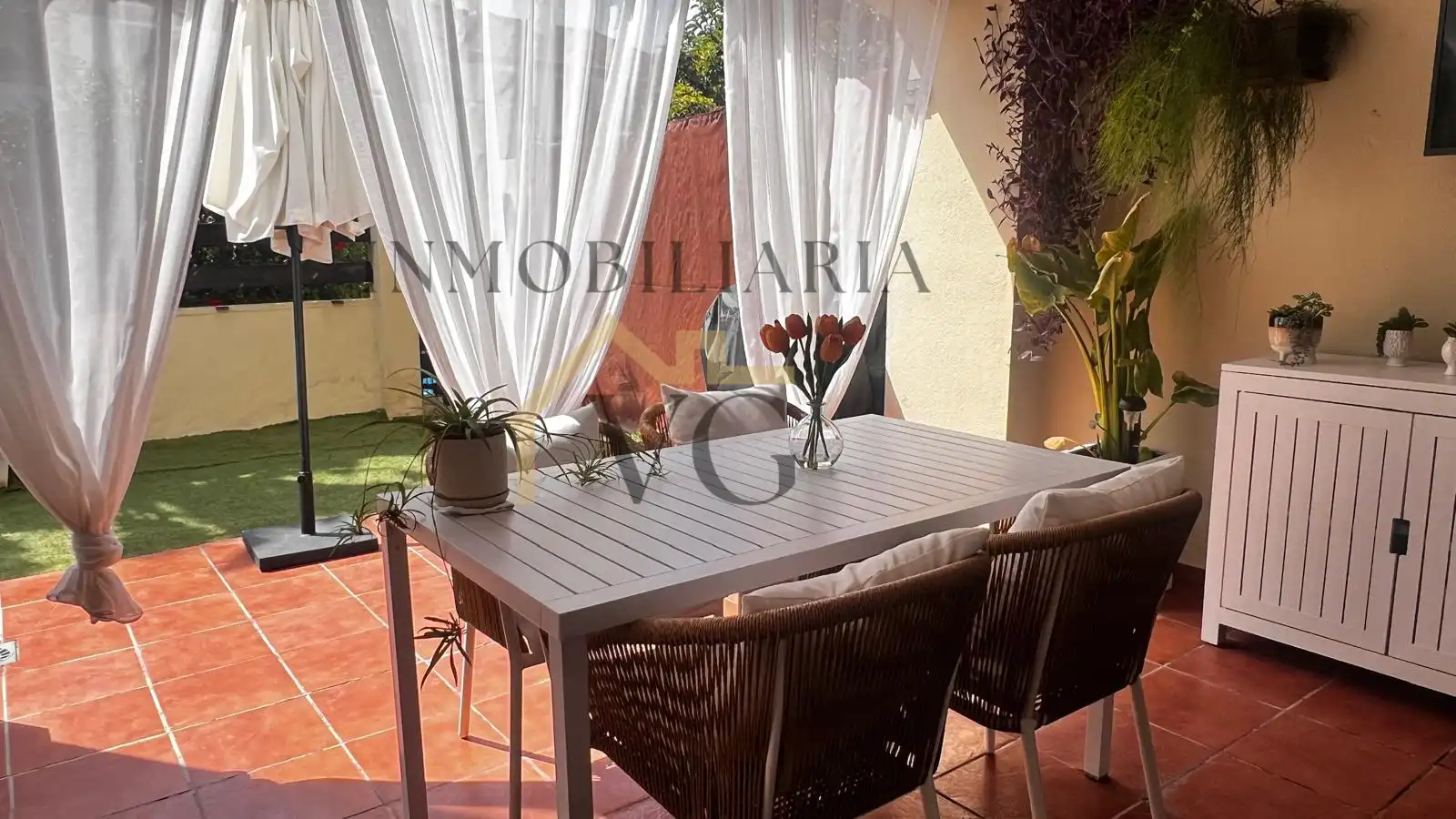 Terrace of Flat for sale in Guillena  with Parquet flooring, Storage room and Swimming Pool