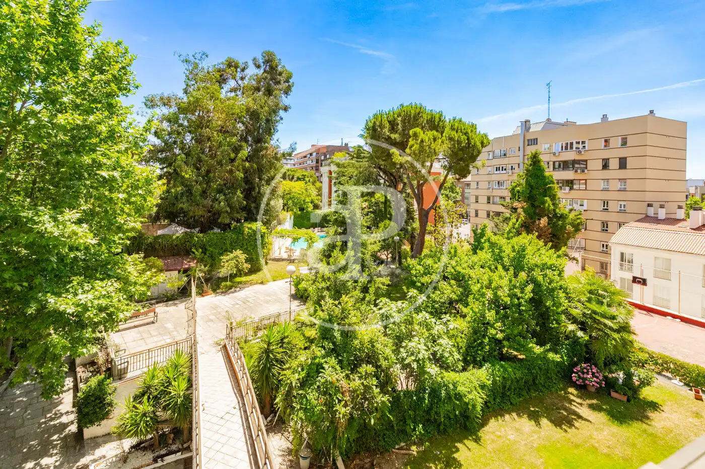 Jardín de Piso de alquiler en Madrid con Aire acondicionado, Calefacción y Jardín privado