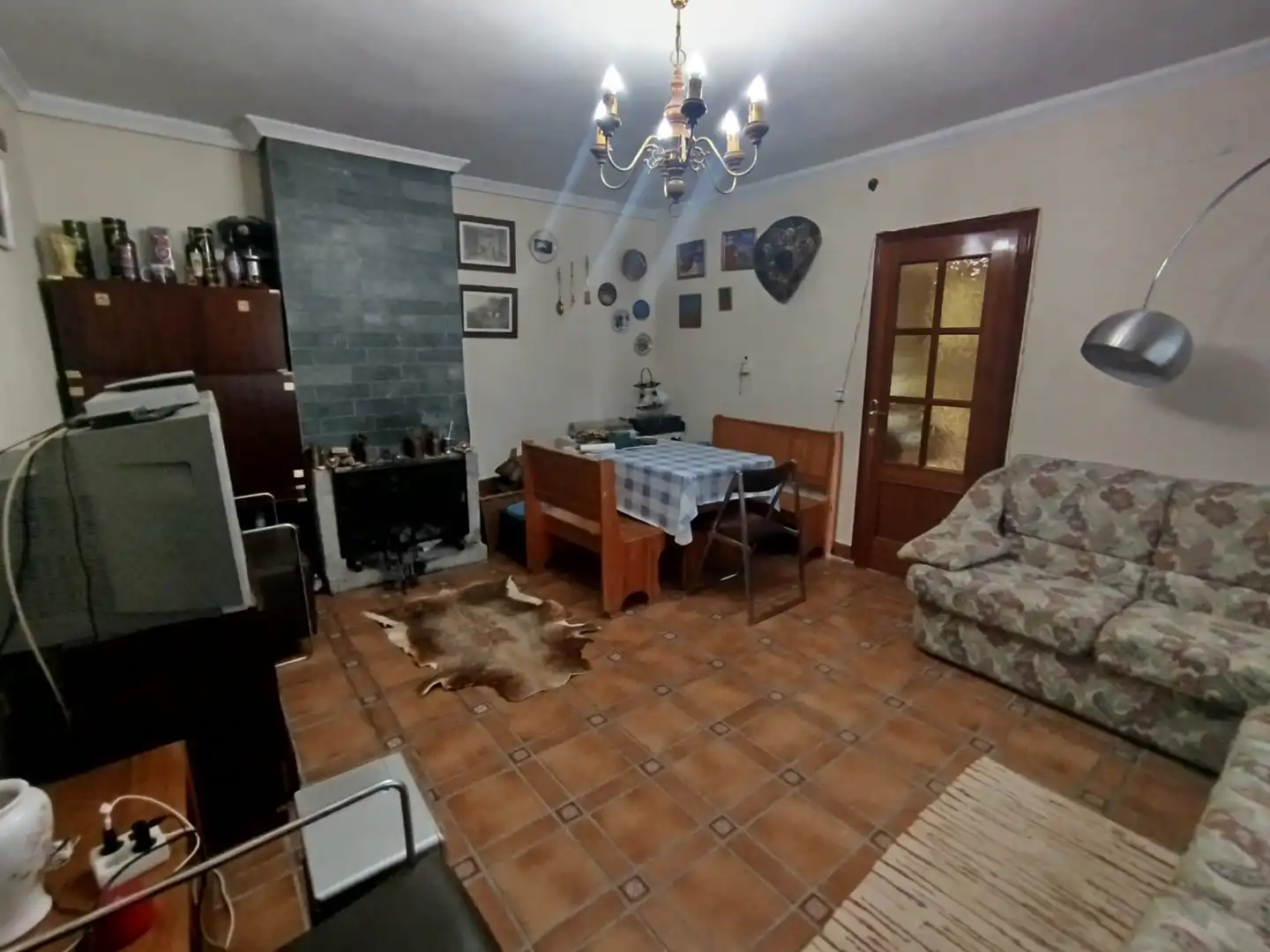 Sala d'estar de Casa o xalet en venda en Maello amb Calefacció, Jardí privat i Terrassa