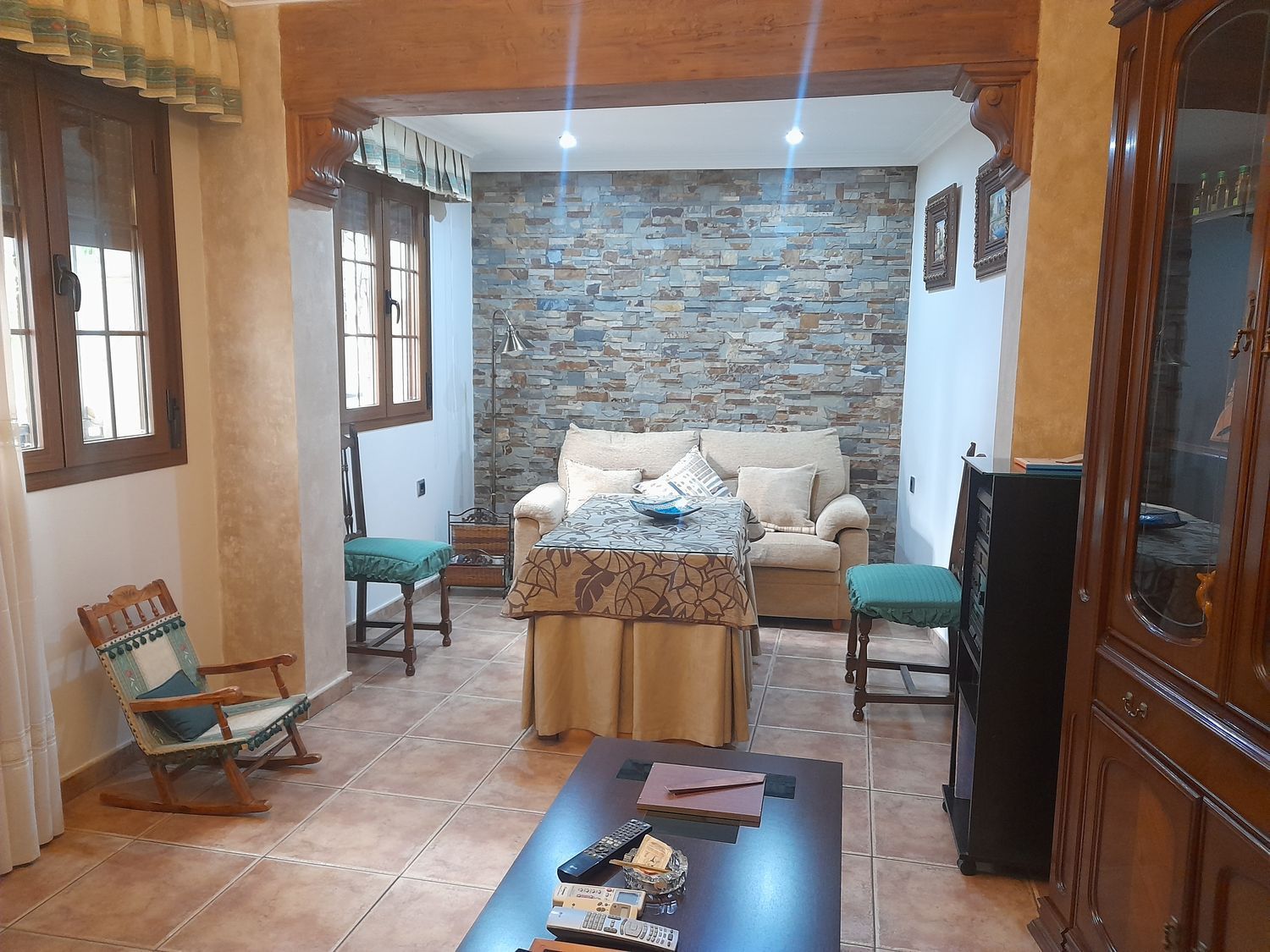 Living room of House or chalet for sale in  Jaén Capital  with Air Conditioner, Terrace and Storage room