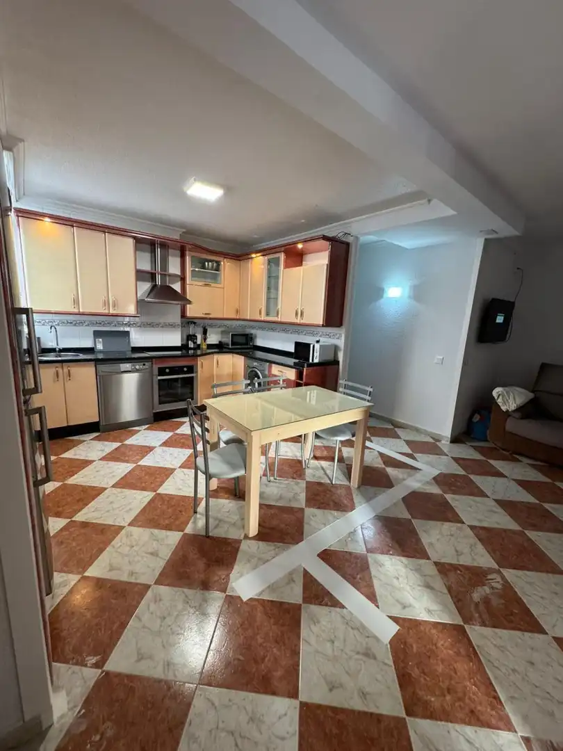 Kitchen of Flat for rent in Huelva  with Air Conditioner, Furnished and Balcony
