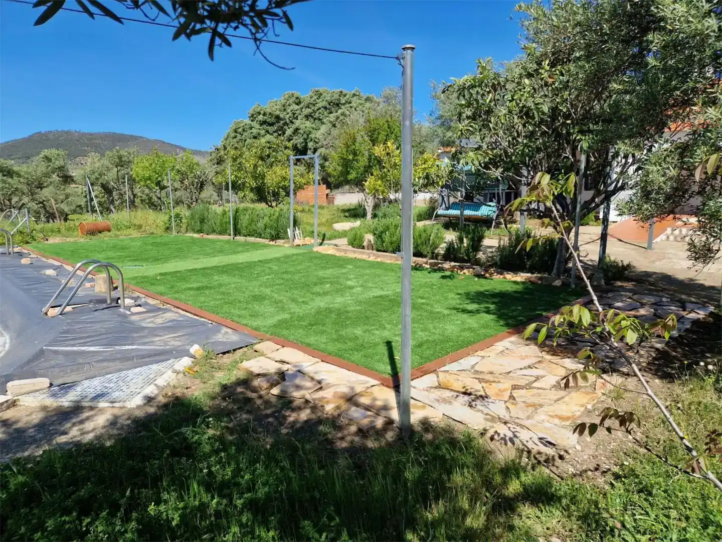 Garten von Wohnung zum Verkauf in Casas de Millán mit Schwimmbad