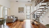 Living room of Flat for sale in  Barcelona Capital  with Air Conditioner, Heating and Parquet flooring