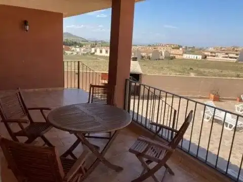 Terrace of Houses for rent in La Unión  with Heating, Swimming Pool and Furnished