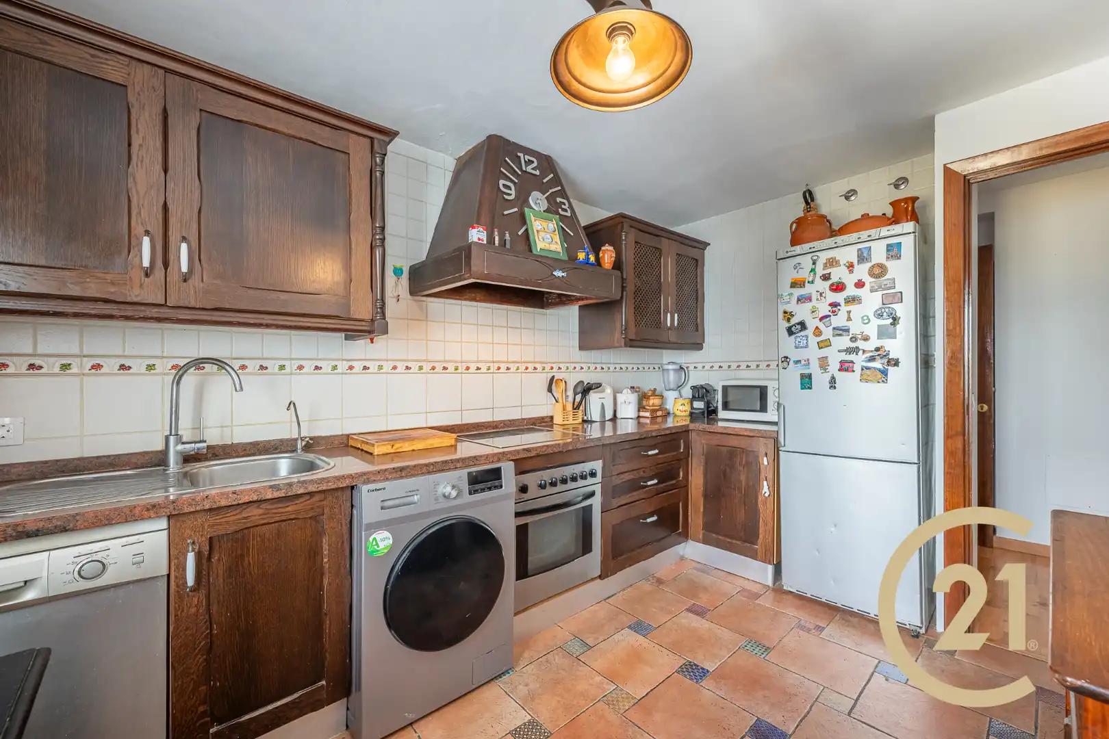 Cocina de Ático en venta en Ojén con Parquet, Amueblado y Horno