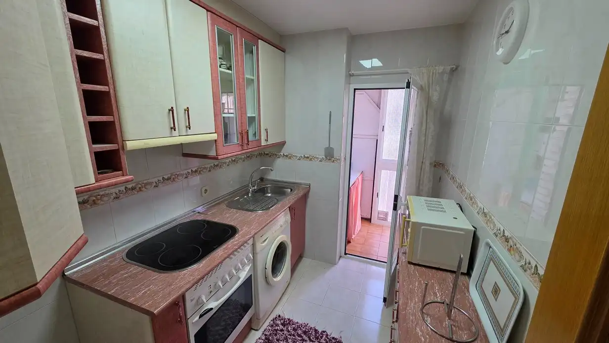 Kitchen of Flat for rent in Madrid  with Heating, Terrace and Furnished