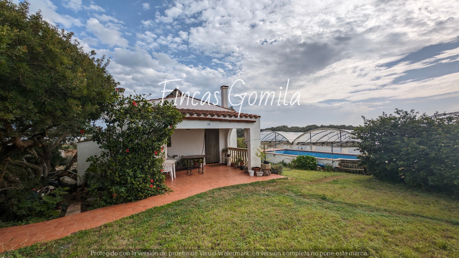 Jardí de Finca rústica en venda en Es Migjorn Gran amb Piscina