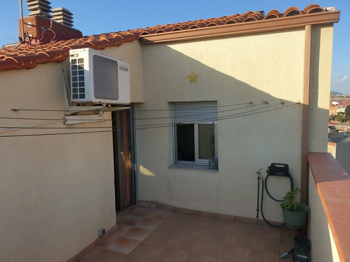 Terraza de Dúplex en venta en Terrassa con Aire acondicionado, Trastero y Amueblado