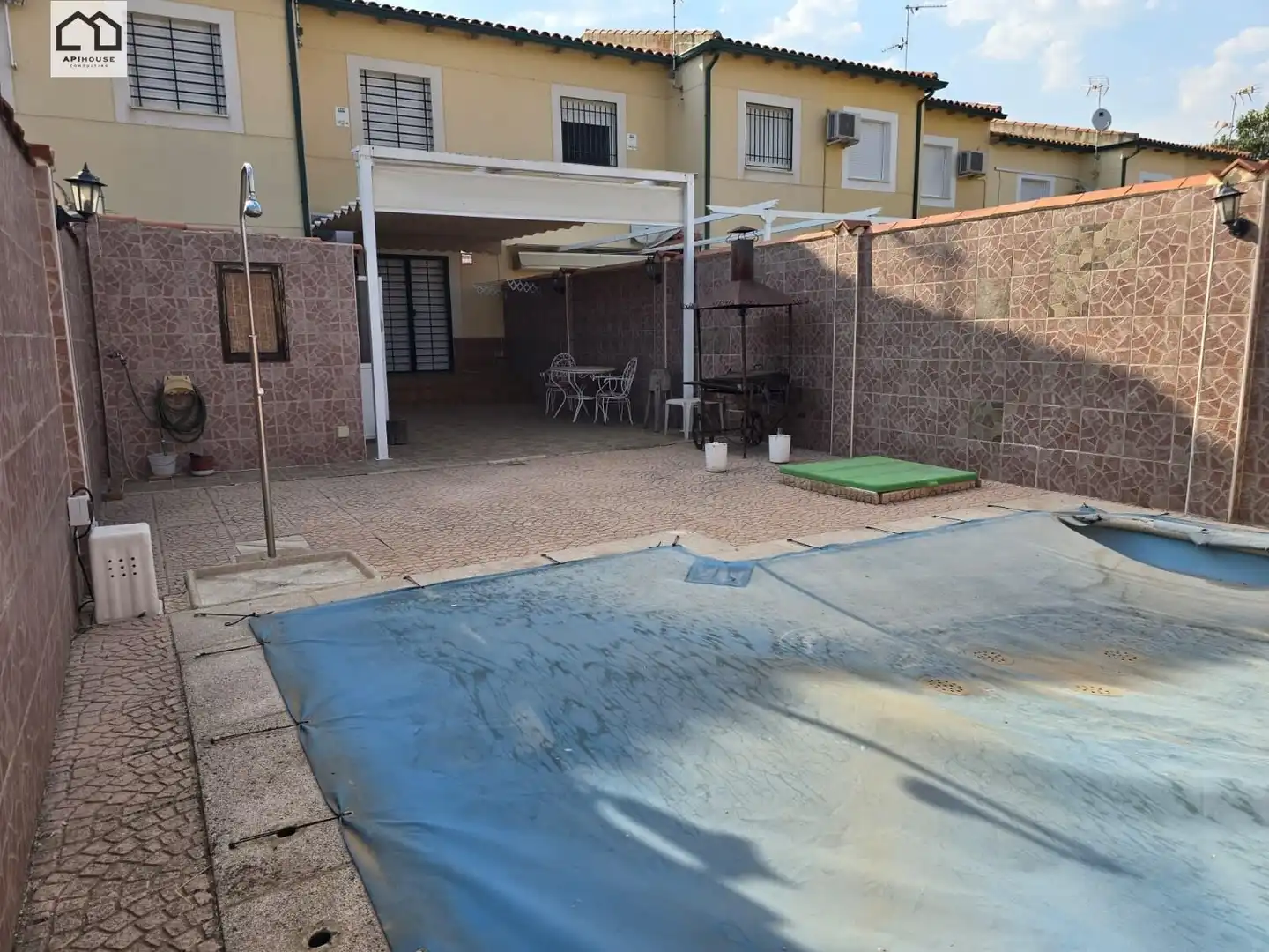 Terrassa de Casa adosada en venda en Los Cerralbos amb Aire condicionat, Terrassa i Traster