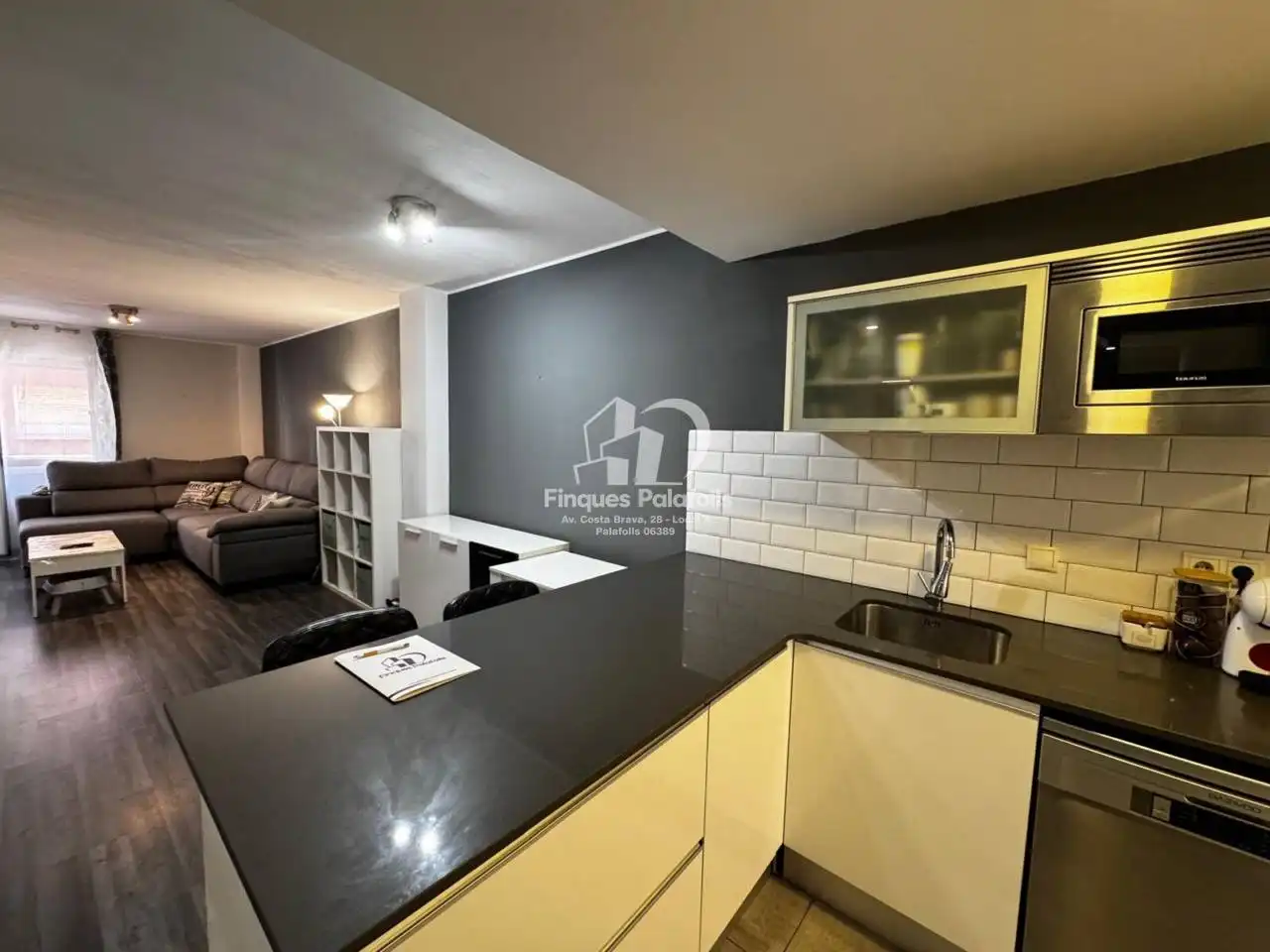 Kitchen of Flat for sale in Blanes  with Heating, Parquet flooring and Terrace
